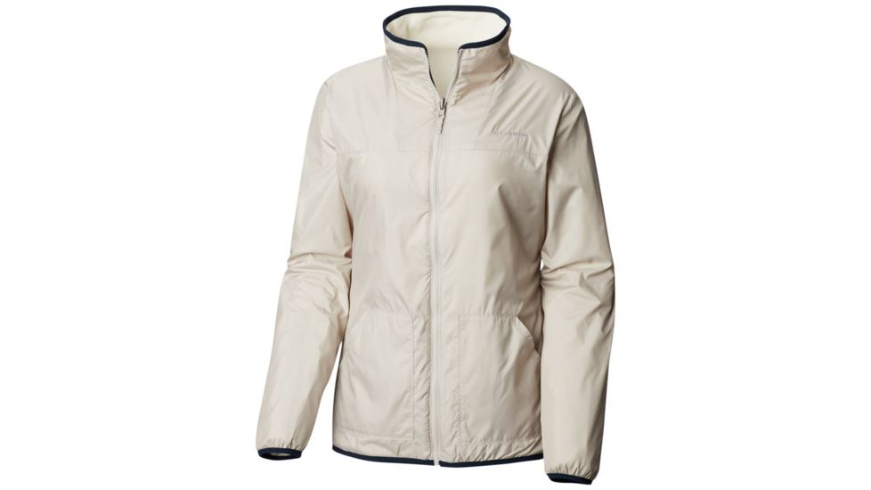 Columbia Mountain Side Reversible Fleece Jacket - Womens, Light Cloud, Small, 1804621020-S