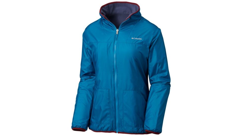 Columbia Mountain Side Reversible Fleece, Lagoon, XL - Womens, 1804621445-XL