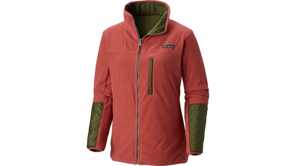 Columbia Mountain Side Reversible Fleece, Nori, XL - Womens, 1804621561-XL
