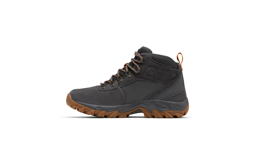 Columbia Newton Ridge Plus II Suede Waterproof Hiking Boot - Mens, Dark Grey/Gold, 11, 1746411-091-11