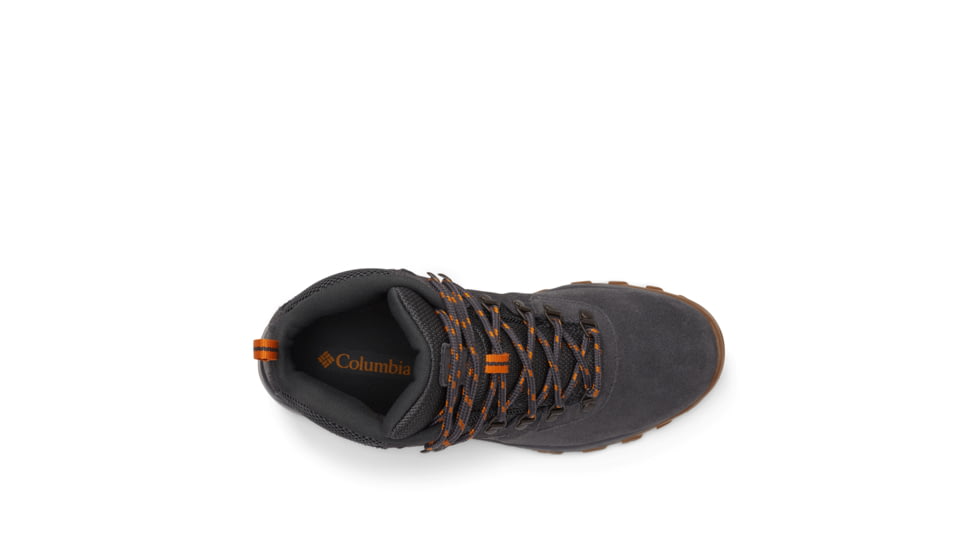 Columbia Newton Ridge Plus II Suede Waterproof Hiking Boot - Mens, Dark Grey/Gold, 11, 1746411-091-11