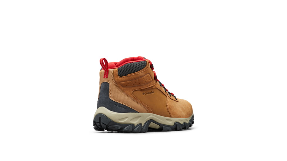 Columbia Newton Ridge Plus II Suede Waterproof Hiking Boot - Mens, Elk/Mountain Red, 12, 1746411-288-12