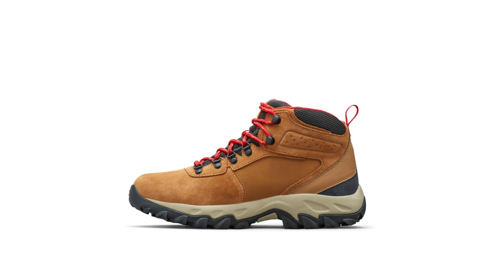 Columbia Newton Ridge Plus II Suede Waterproof Hiking Boot - Mens, Elk/Mountain Red, 12, 1746411-288-12
