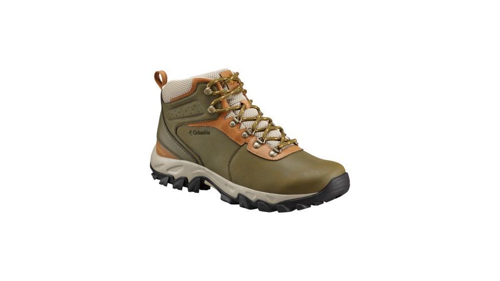 Columbia Newton Ridge Plus II Waterproof Hiking Boot - Men's, Cordovan/Squash, Wide, 8.5, 1594732231-8.5