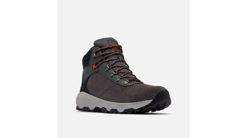 Columbia Newton Wander Boots - Mens, Dark Grey/Red Quartz, 9.5 US, 2109441-089-9.5