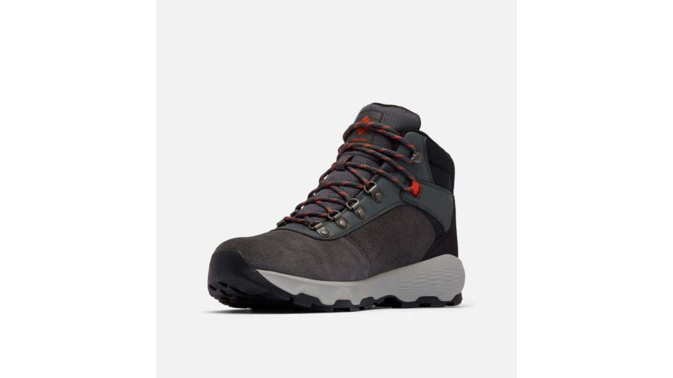 Columbia Newton Wander Boots - Mens, Dark Grey/Red Quartz, 9.5 US, 2109441-089-9.5