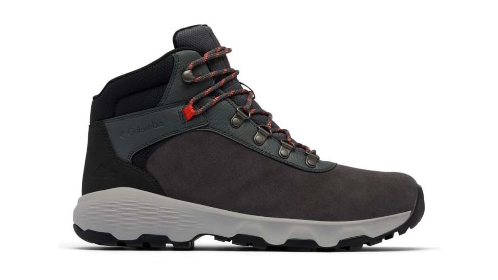 Columbia Newton Wander Boots - Men's, Dark Grey/Red Quartz, 13 US, 2109441-089-13