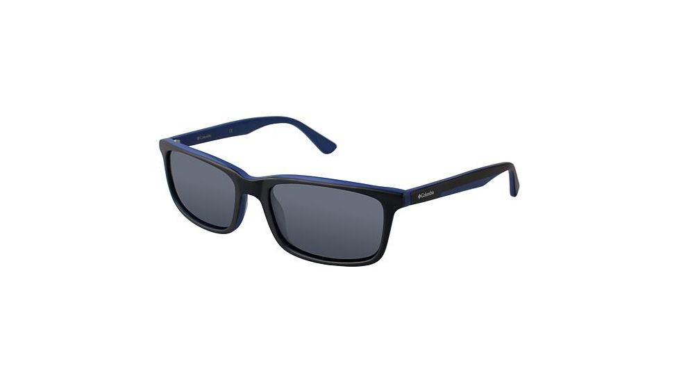 Columbia NORRIS LAKE Sunglasses - Frame BLACK/BLUE, Lens Color Grey CBNORRISLK01