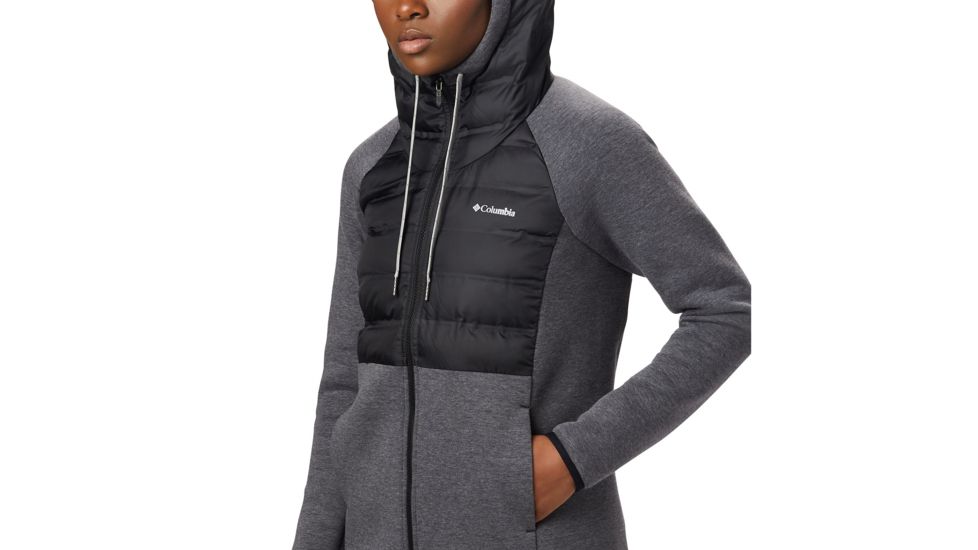 Columbia Northern Comfort Hybrid Hoodie - Womens, Black, Small, 181229-010-S