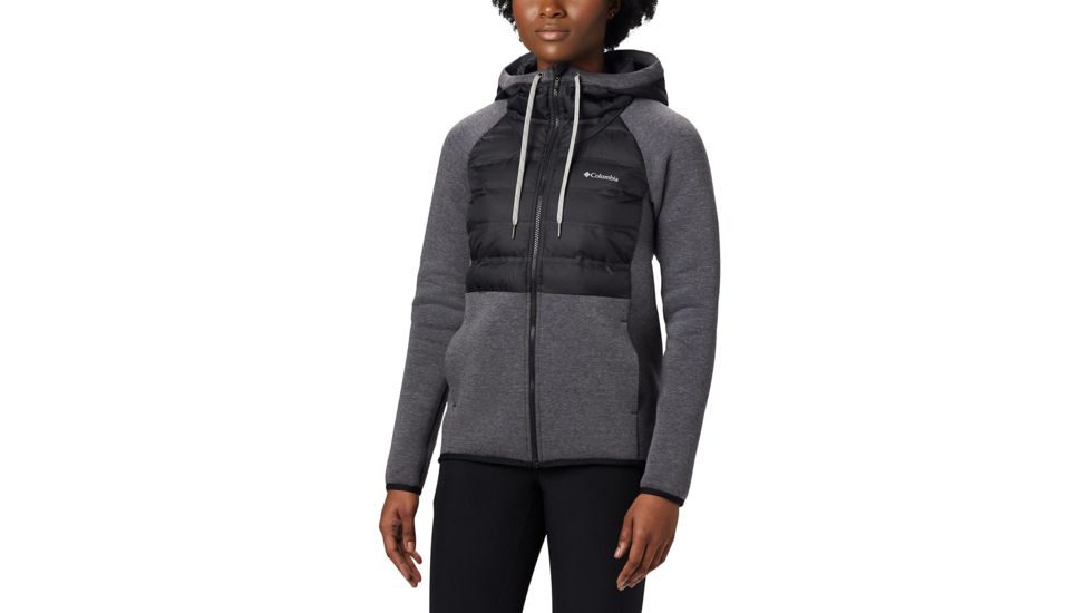 Columbia Northern Comfort Hybrid Hoodie - Womens, Black, Small, 181229-010-S