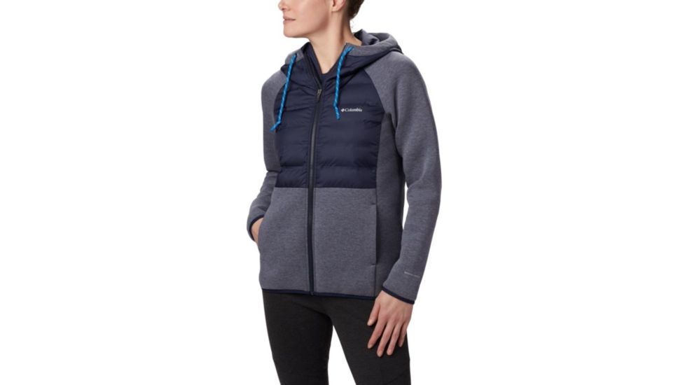 Columbia Northern Comfort Hybrid Hoodie - Womens, Dark Nocturnal, Medium, 1812291472-M
