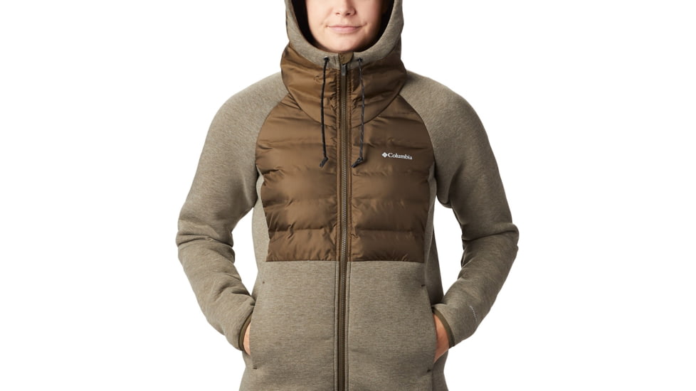 Columbia Northern Comfort Hybrid Hoodie - Womens, Olive Green, Small, 1812291319-S