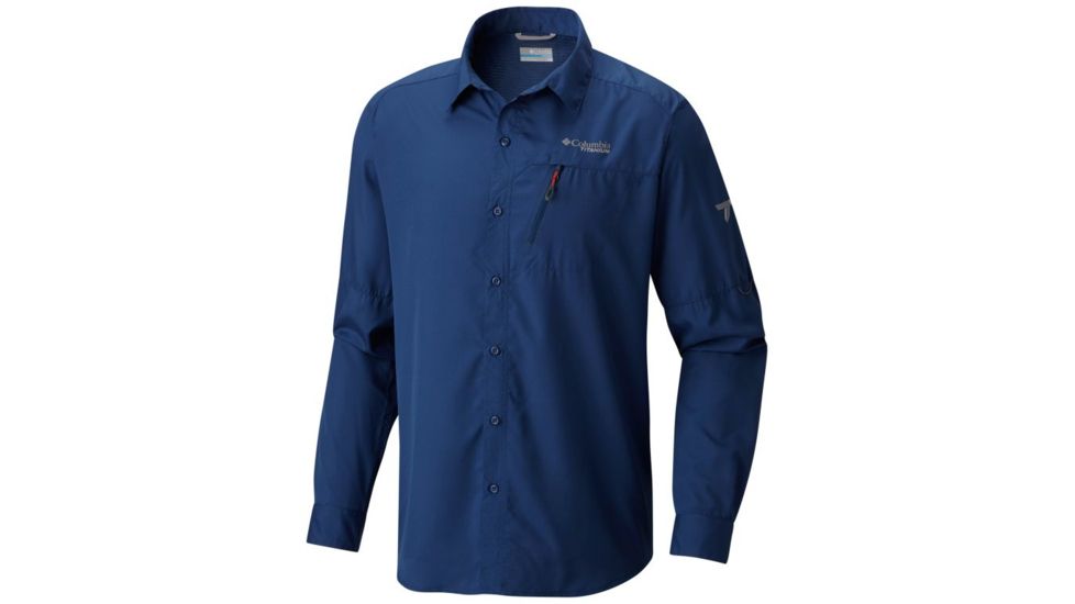 Columbia Northern Ground Long Sleeve Shirt - Mens, Carbon, L 1768591469L