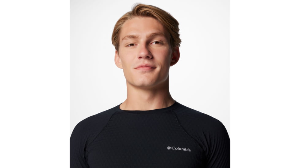 Columbia Omni-Heat Helix Baselayer Crew - Mens, Black, Large, 2095011010-L