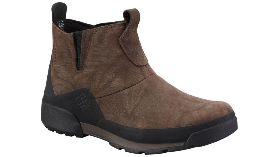 Columbia Original Woodshed Omni-Heat Slip On Winter Boot - Men's-Tobacco/Black-Medium-8 US