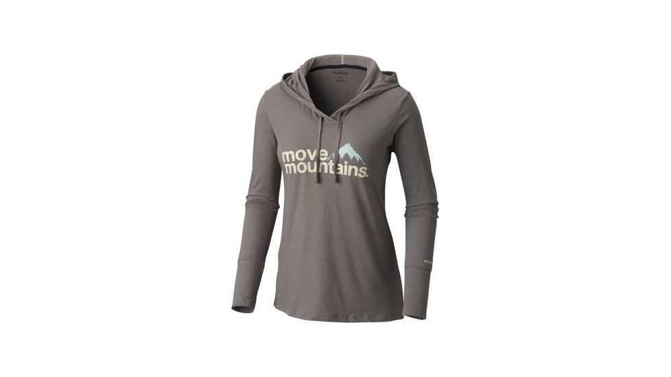 Columbia Outdoor Elements Hoodie - Womens, Charcoal Heather, Large, 1804771030-L