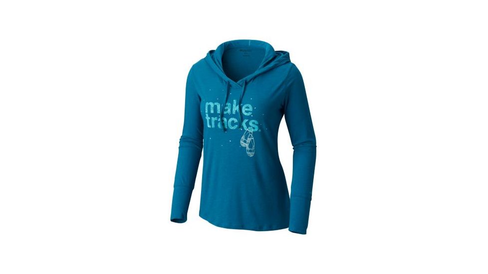 Columbia Outdoor Elements Hoodie - Womens, Lagoon Heather, Extra Small, 1804771457-XS