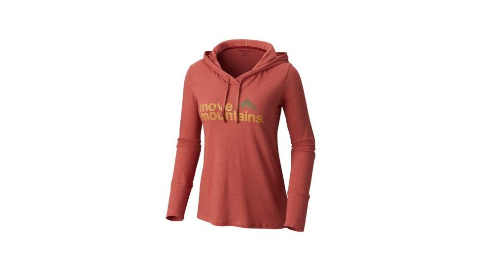 Columbia Outdoor Elements Hoodie - Womens, Rose Dust Heather, Large, 1804771677-L