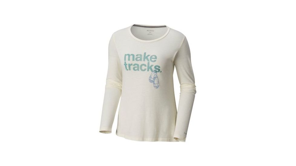Columbia Outdoor Elements Long Sleeve Tee - Womens, Light Bisque Heather, Small, 1804751106-S