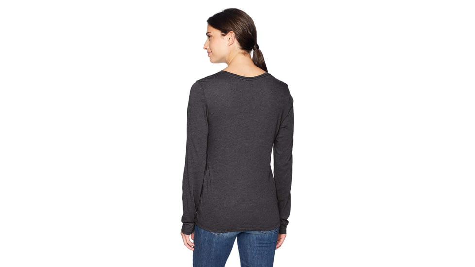 Columbia Outdoor Elements LS Tee, Black Heather, 3X - Womens, 1804753010-3X