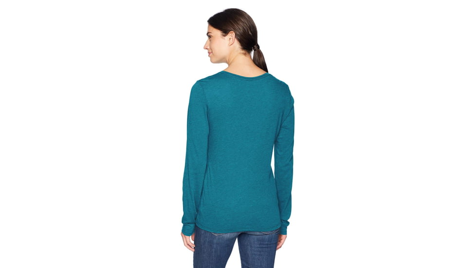 Columbia Outdoor Elements LS Tee, Lagoon Heather, XL - Womens, 1804751457-XL