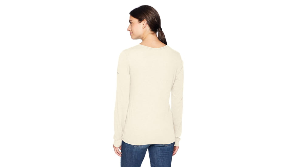 Columbia Outdoor Elements LS Tee, Light Bisque Heather, XL - Womens, 1804751106-XL