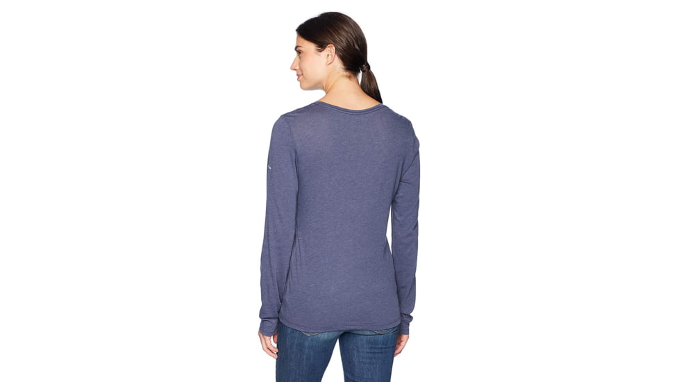 Columbia Outdoor Elements LS Tee, Nocturnal Heather, XL - Womens, 1804751466-XL