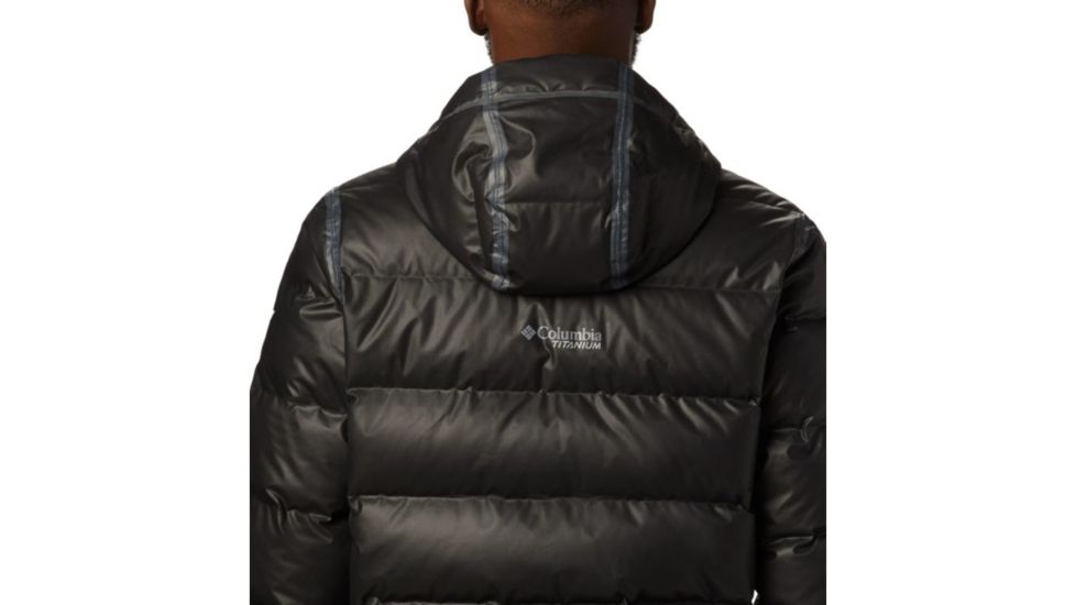 Columbia OutDry Ex Alta Peak Down Jacket - Mens, Black Heather, Small, 1864131010-S