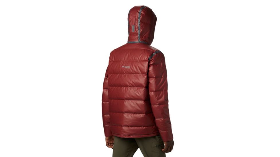 Columbia OutDry Ex Alta Peak Down Jacket - Mens, Red Jasper Heather, Large, 1864131664-L