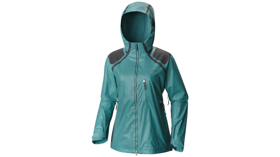 Columbia OutDry Ex Diamond Shell Jacket - Women's-Teal-X-Small