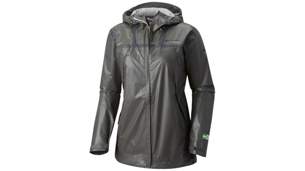 Columbia OutDry Ex ECO Hard Shell Jacket - Womens, Bamboo Charcoal, L 1717391030L