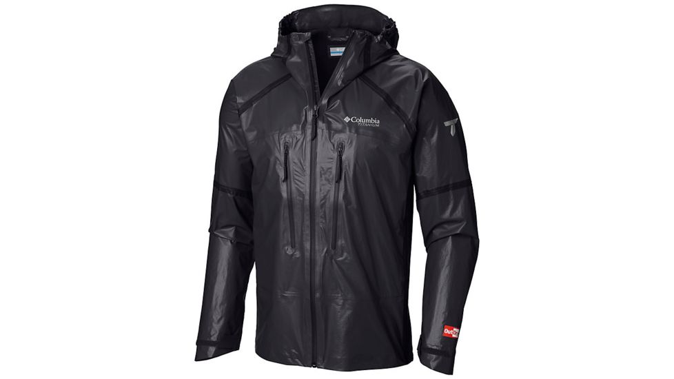Columbia OutDry Ex Featherweight Shell Jacket - Mens, Black, Small, 1771191010-S