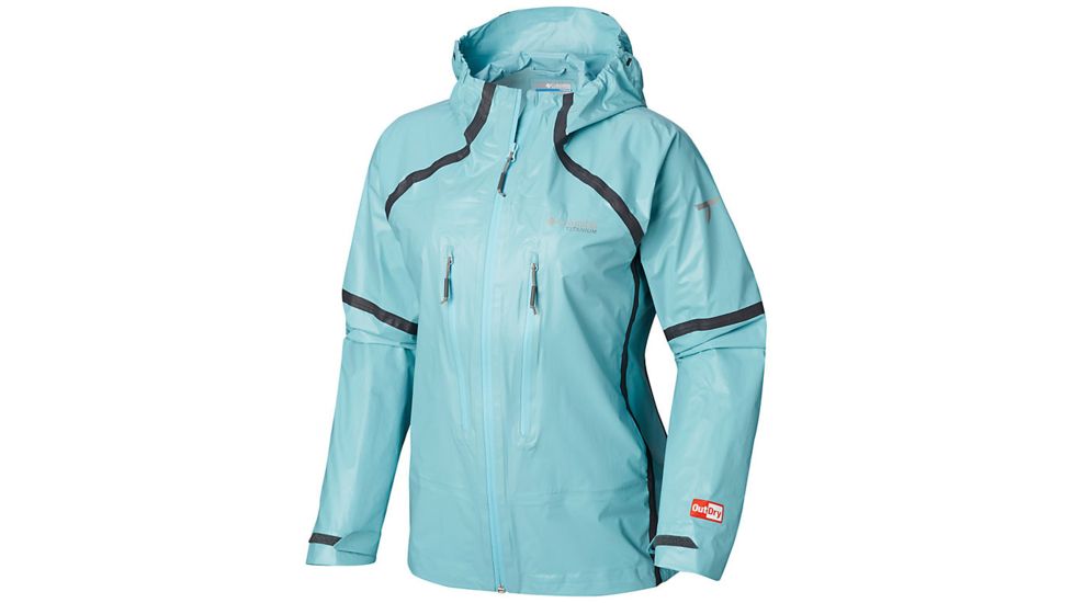 Columbia OutDry Ex Featherweight Shell Jacket - Womens, Clear Blue, Small, 1770791459-S