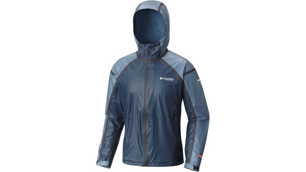 Columbia OutDry Ex Gold Tech Shell Jacket - Men's-Zinc/Steel-X-Large