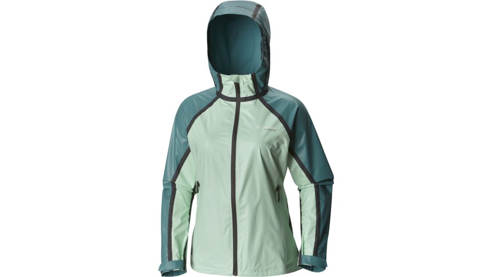 Columbia OutDry Ex Gold Tech Shell Jacket - Women's-Sea Ice/Teal-Small