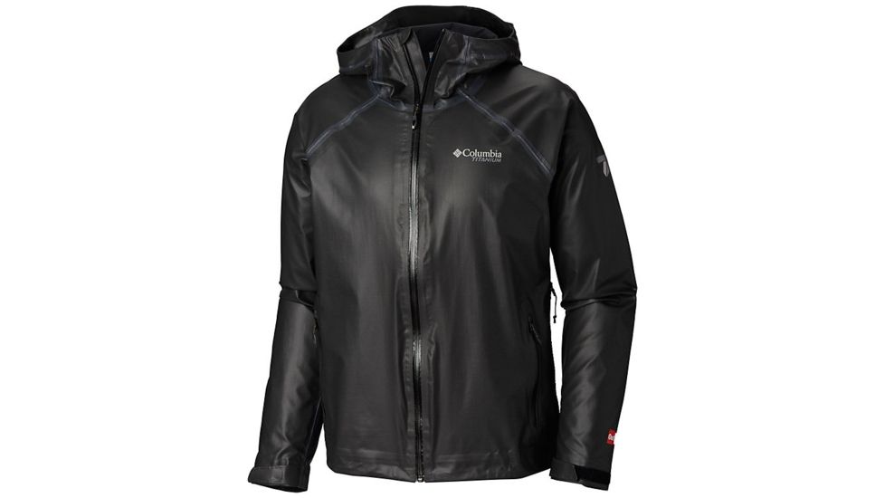Columbia OutDry Ex Reign Jacket - Mens, Black Heather, Large, 1849091010-L