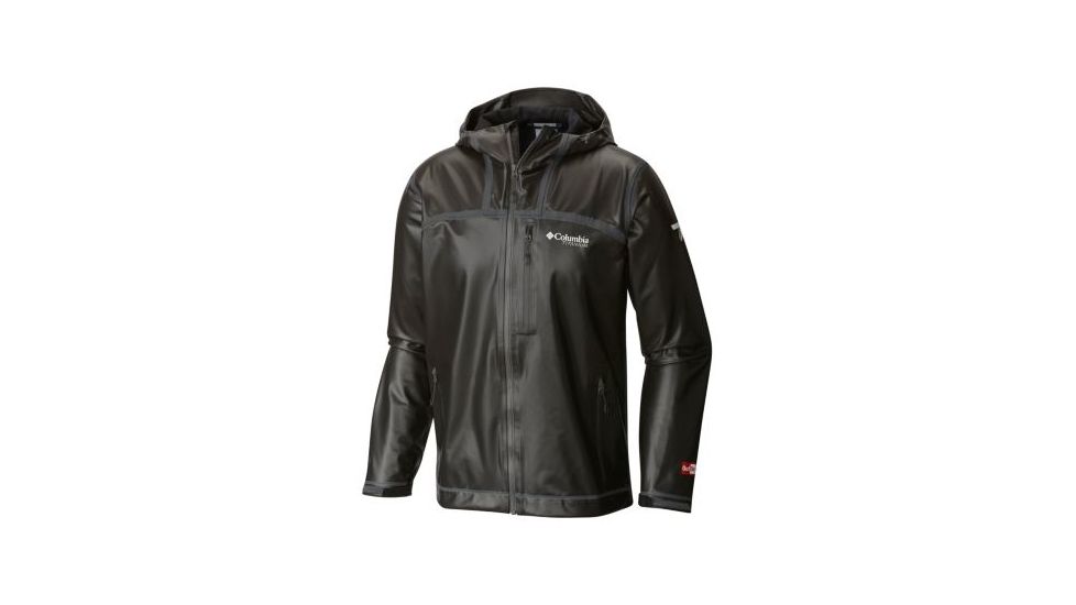 Columbia OutDry Ex Stretch Hooded Shell - Mens, Black, 2XL, 1711861010-XXL