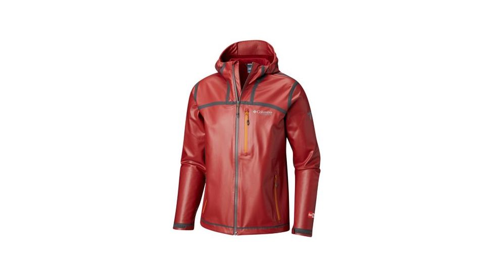 Columbia OutDry Ex Stretch Hooded Shell - Mens, Red Element, Large, 1711861611-L