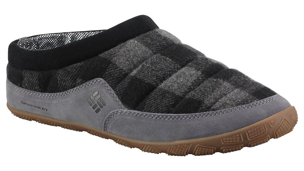 Columbia Packed Out Omni-Heat Slipper - Men's-Charcoal-8 US