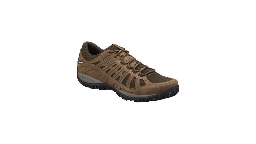 Columbia Peakfreak Enduro Leather Hiking Shoe - Men's-Cordovan/Dk Banana-Wide-9 US