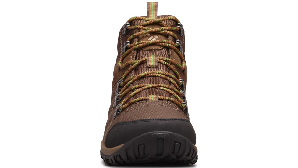 Columbia Peakfreak Venture Mid LT Hiking Boots - Mens, Dark Brown/Clean Green, Medium, 8, 1718151202-8