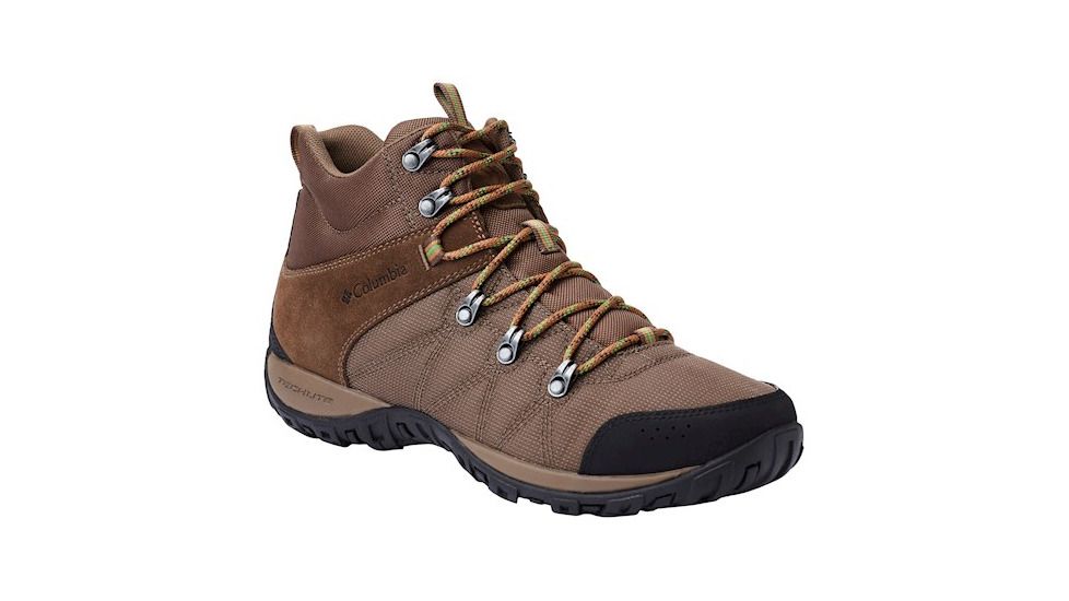 Columbia Peakfreak Venture Mid LT Hiking Boots - Men's, Dark Brown/Clean Green, Medium, 9, 1718151202-9