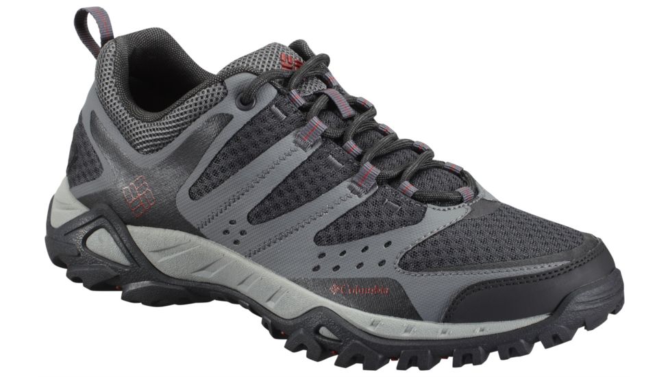 Columbia PeakFreak XCRSN XCEL Hiking Shoe - Men's-Charcoal/Chili-Medium-13