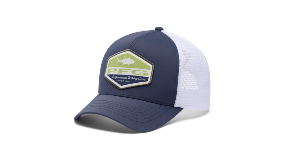 Columbia PFG Big Haul Snapback Ball Cap, Nocturnal/White/Big Rig Tuna, O/S, 2121331-466-O/S