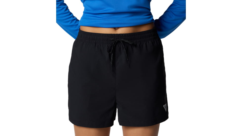 Columbia PFG Rugged Water Shorts - Womens, Black, 2, L, 2113671-010-L-2