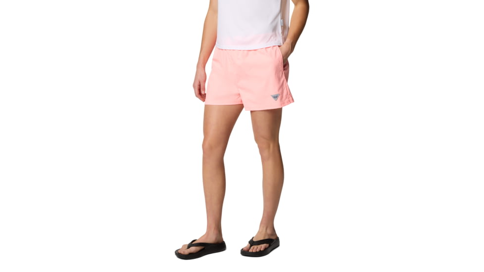 Columbia PFG Rugged Water Shorts - Womens, Tiki Pink, 2, S, 2113671-807-S-2