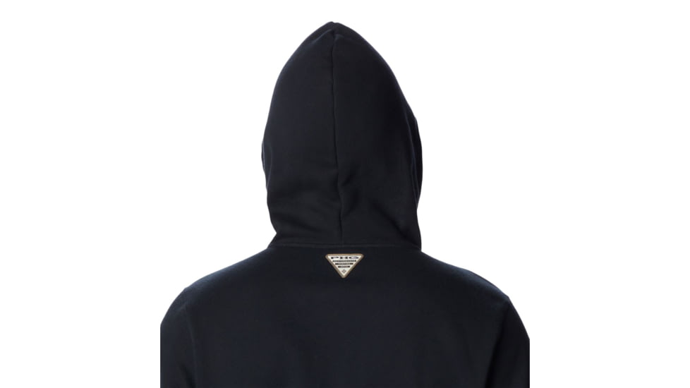 Columbia PHG Game Flag II Hoodie - Mens, Black/Graphite Game Flag, Medium, 2013311010Bck,GrtGmeFlgM