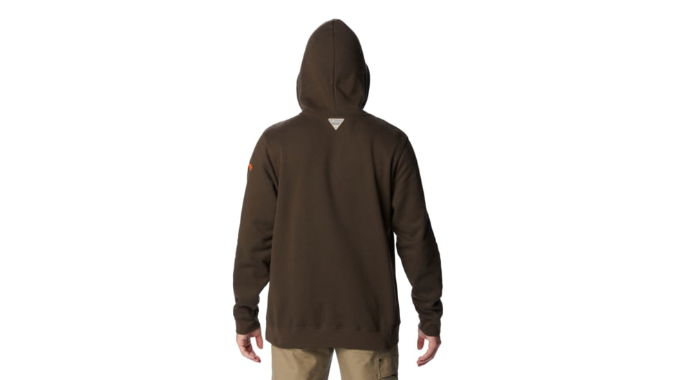 Columbia PHG Game Flag II Hoodie - Men's, Cordovan/Blaze Big Game Flag, Extra Large, 2013311231CvnBlzBigGmeFlgXL