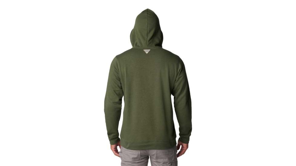Columbia PHG Game Flag II Hoodie - Mens, Surplus Green/Sahara Duck Flag, Medium, 2013311347-M