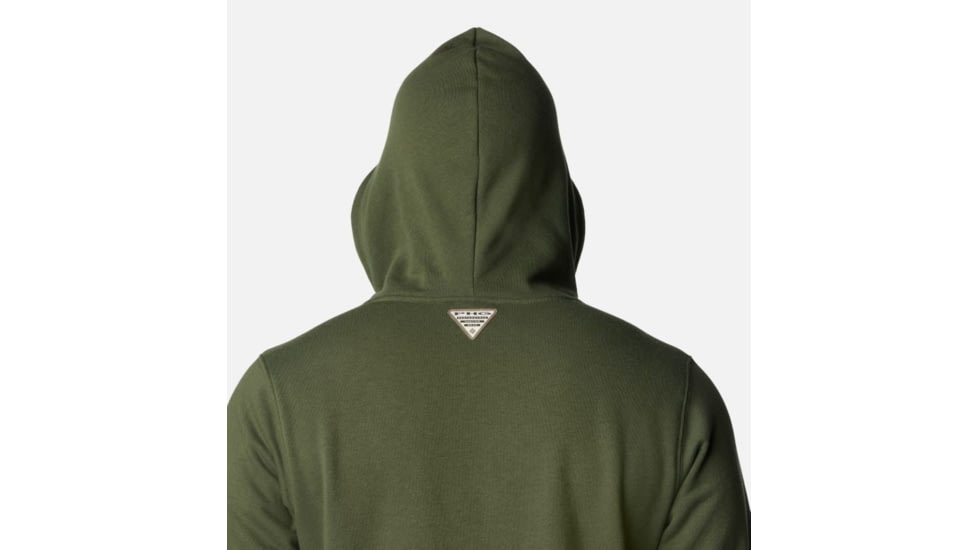 Columbia PHG Game Flag II Hoodie - Mens, Surplus Green/Sahara Duck Flag, Medium, 2013311347-M